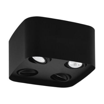 Plafoniera dormitor Eglo Caminales-Z Black 99675