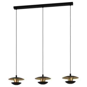 Lustra LED Eglo Nuvano Black-Gold 99663