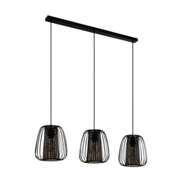 Lustra Eglo Curasao Black-Gold 99662