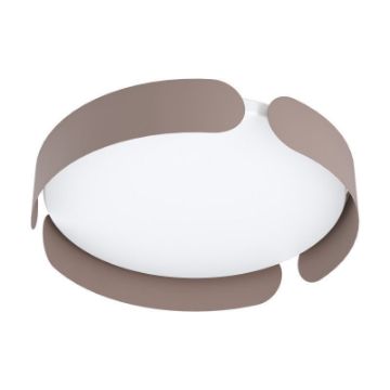 Plafoniera LED Eglo Valcasotto Brown-White 99623