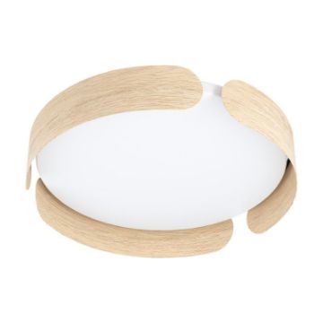 Plafoniera LED Eglo Valcasotto Brown-White 99622