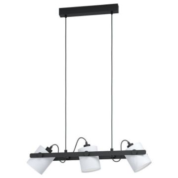 Lustra Eglo Hornwood 1 Black-White 43426