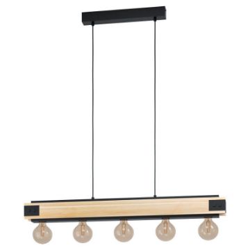Lustra Eglo Layham Black-Brown 43468