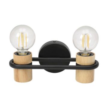 Aplica rustica Eglo Chieveley Black-Brown 43542