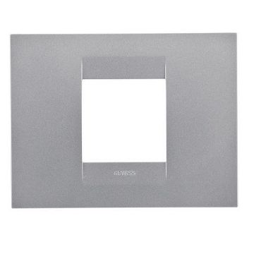 Rama decorativa Gewiss Chorus Monochrome Geo 2 module Titan GW16402VT