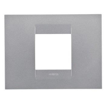 Rama decorativa Gewiss Chorus Monochrome Geo 2 module Titan GW16402VT