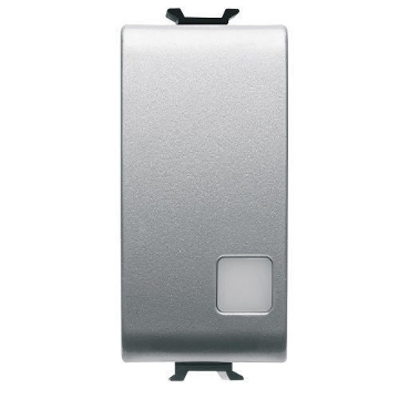 Intrerupator LED Gewiss Chorus Monochrome Titan 1 modul 1P-16AX GW14003
