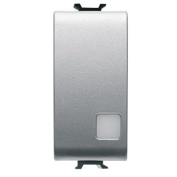 Intrerupator LED Gewiss Chorus Monochrome Titan 1 modul 1P-16AX GW14003