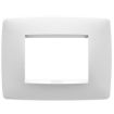 Rama decorativa Gewiss Chorus Monochrome One Alb Satinat 3 module GW16103VW