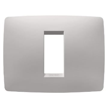 Rama decorativa Gewiss Chorus Monochrome One Bej Satinat 1 modul GW16101VL