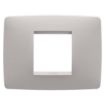 Rama decorativa Gewiss Chorus Monochrome One Bej Satinat 2 module GW16102VL