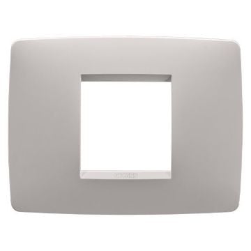 Rama decorativa Gewiss Chorus Monochrome One Bej Satinat 2 module GW16102VL