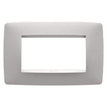 Rama decorativa Gewiss Chorus Monochrome One Bej Satinat 4 module GW16104VL