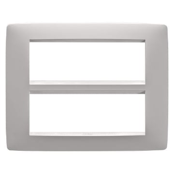 Rama decorativa Gewiss Chorus Monochrome One Bej Satinat 12 module GW16112VL