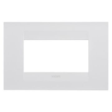 Rama decorativa Gewiss Chorus Monochrome Geo Alb Satinat 4 module GW16404VW