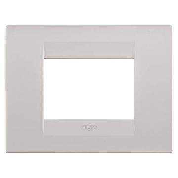Rama decorativa Gewiss Chorus Monochrome Geo Bej Satinat 3 module GW16403VL