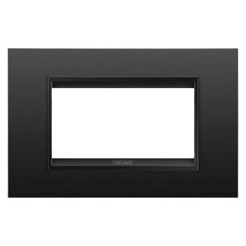 Rama Gewiss Chorus Monochrome Lux Negru Satinat 4 module GW16204XM