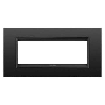Rama Gewiss Chorus Monochrome Lux Negru Satinat 6 module GW16206XM