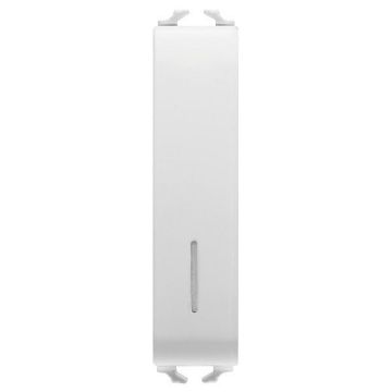 Intrerupator LED Gewiss Chorus Monochrome 1/2 modul Alb Satinat 10AX GW15022