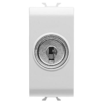 Intrerupator cap-scara Gewiss Chorus Monochrome cheie 1 modul Alb 1P-10AX GW10054