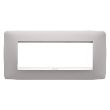 Rama decorativa Gewiss Chorus Monochrome One Bej Satinat 6 module GW16106VL