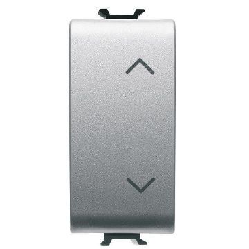 Buton Gewiss Chorus Monochrome dublu-interblocare 1 modul Titan 1P ND-ND-10A GW14140