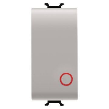 Buton revenire Gewiss Chorus Monochrome 1 modul Bej 1P NI 16A GW13137