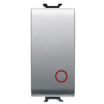 Buton revenire Gewiss Chorus Monochrome 1 modul Titan 1P NI 16A GW14137