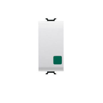 Buton revenire Gewiss Chorus Monochrome 1 modul Alb 1P NI+ND-16A start GW10139