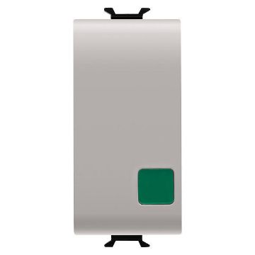 Buton revenire Gewiss Chorus Monochrome 1 modul Bej 1P NI+ND-16A start GW13139