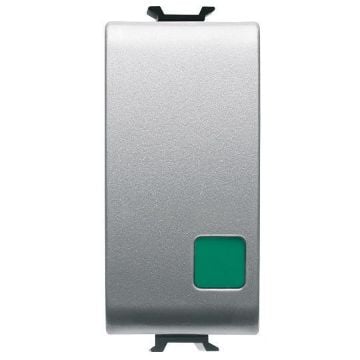 Buton revenire Gewiss Chorus Monochrome 1 modul Titan 1P NI+ND-16A start GW14139