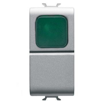 Buton revenire verde Gewiss Chorus Monochrome 1 modul Titan 1P NO-16A GW14142