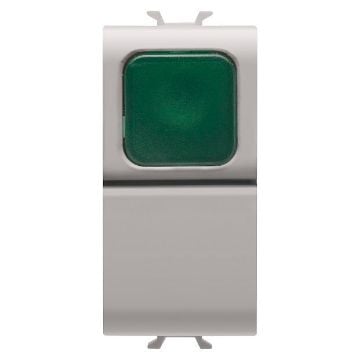 Buton revenire verde Gewiss Chorus Monochrome 1 modul Bej 1P NO-16A GW13142