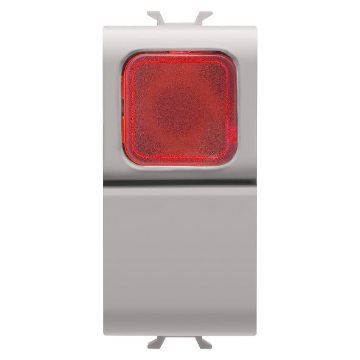 Buton revenire rosu Gewiss Chorus Monochrome 1 modul Bej 1P NO-16A GW13143
