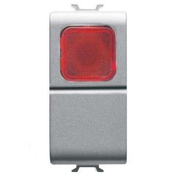Buton revenire rosu Gewiss Chorus Monochrome 1 modul Titan 1P NO-16A GW14143