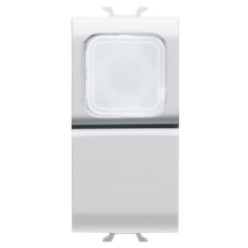 Buton revenire alb Gewiss Chorus Monochrome 1 modul Alb Satinat 1P NO-16A GW15144