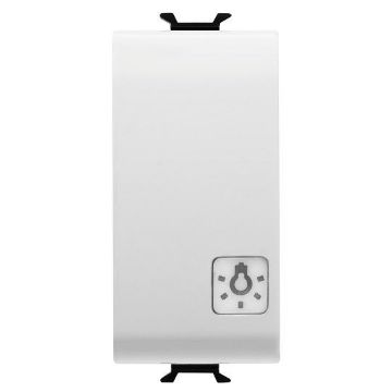 Buton revenire light Gewiss Chorus Monochrome 1 modul Alb Satinat 1P NO-16A GW15151