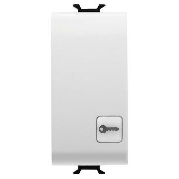 Buton revenire key Gewiss Chorus Monochrome 1 modul Alb 1P NO-16A GW10152