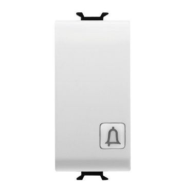 Buton revenire bell Gewiss Chorus Monochrome 1 modul Alb Satinat 1P NO-16A GW15153