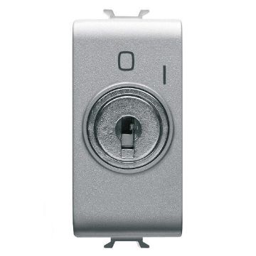 Buton revenire Gewiss Chorus Monochrome cheie 1 modul Titan 2P NO-10A GW14145