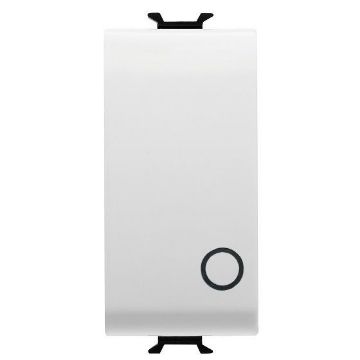 Buton revenire Gewiss Chorus Monochrome 1 modul Alb Satinat 2P NO-16A GW15134