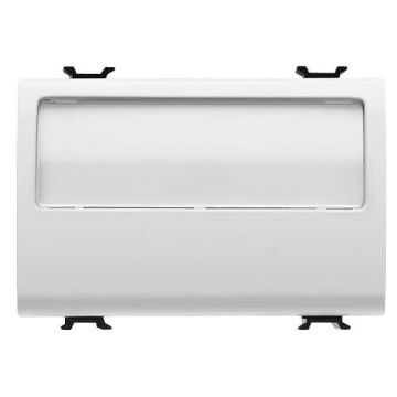Buton LED eticheta Gewiss Chorus Monochrome 3 module Alb 1P ND 10A GW10192