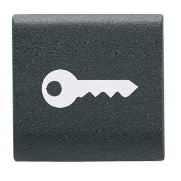 Tasta inlocuibila key Gewiss Chorus Monochrome Negru GW12543