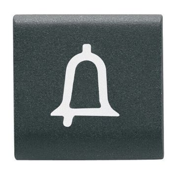 Tasta inlocuibila bell Gewiss Chorus Monochrome Negru GW12544