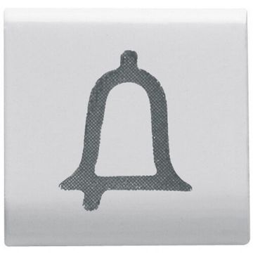 Tasta inlocuibila bell Gewiss Chorus Monochrome Alb GW10544