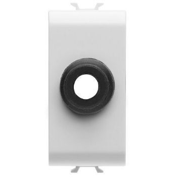 Tasta falsa iesire cablu Gewiss Chorus Monochrome 1 modul Alb Satinat GW15196