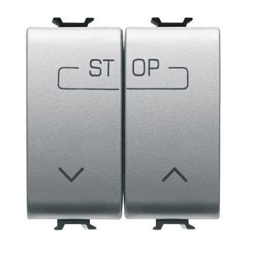 Buton dublu Gewiss Chorus Monochrome 2 module Titan 1P-16AX GW14160F