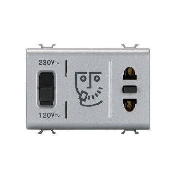 Priza aparat ras Gewiss Chorus Monochrome 3 module Titan GW14331