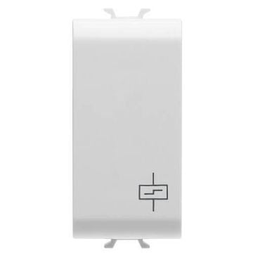 Releu impuls Gewiss Chorus Monochrome 1 modul PAS/PAS 10AX 230V Alb Satinat GW15721