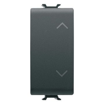 Buton Electronic Gewiss Chorus Monochrome 1 modul Negru GW12914